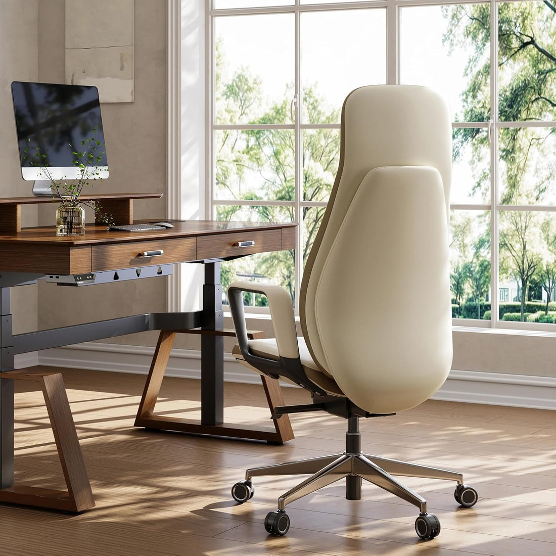 Microfiber Leather Office Chair, Executive Office Gaming Chair