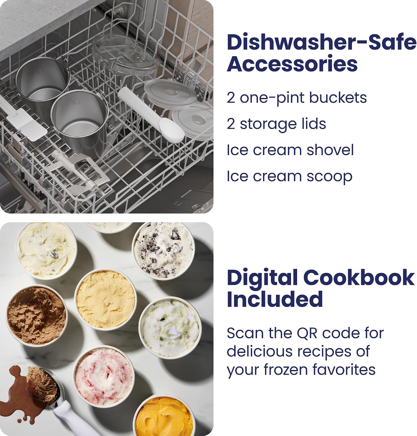 New Smart Trio Ice Cream Maker with Built-In Compressor – No Pre-Freezing