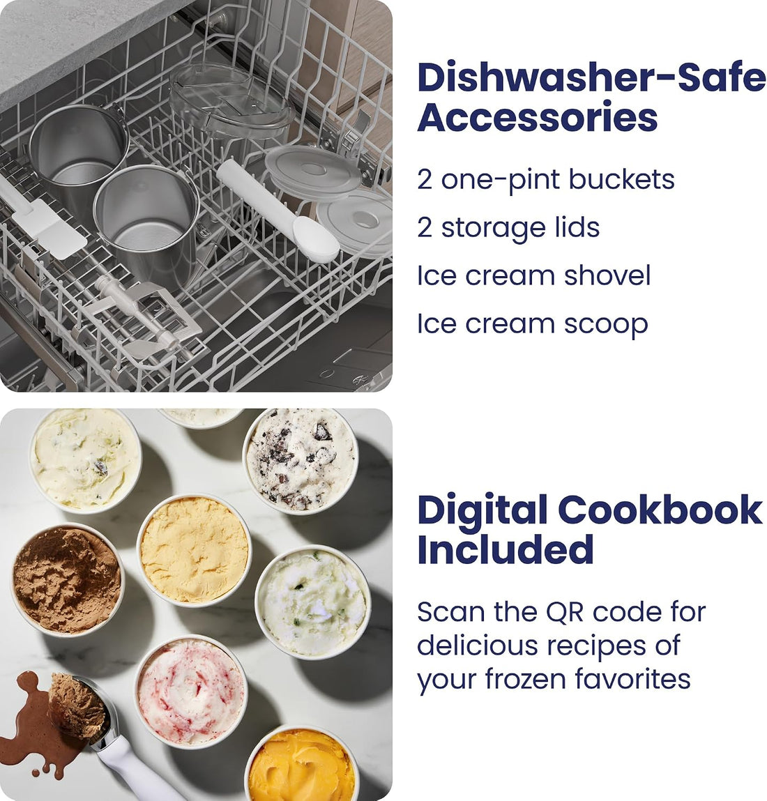 New Smart Trio Ice Cream Maker with Built-In Compressor – No Pre-Freezing