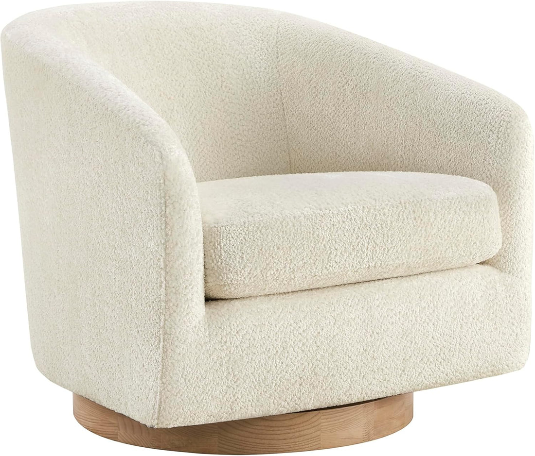 Modern Swivel Accent Chair Set of 2 - Home Living Room Office Decor