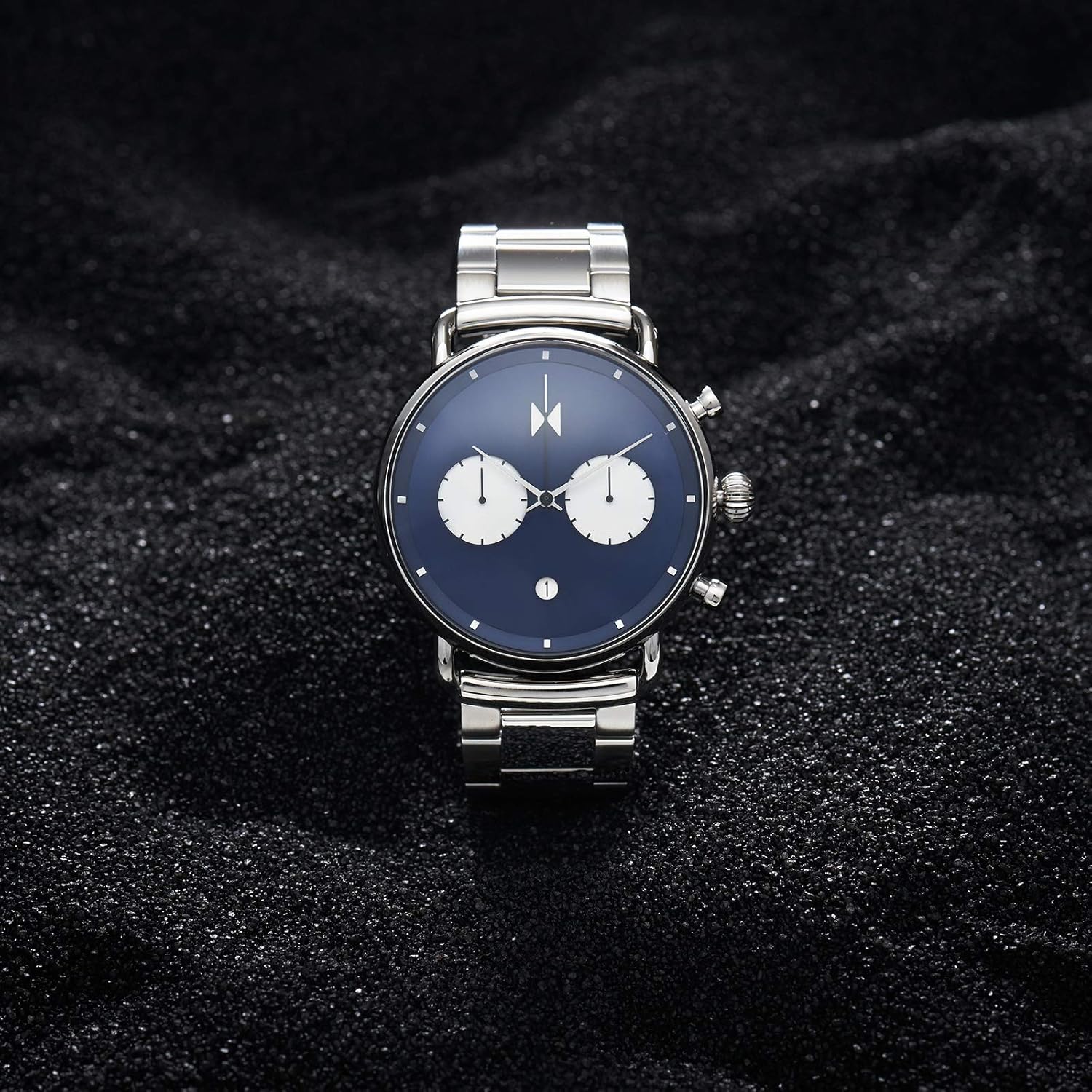 Mens Blacktop Watch Modern Wristwatch