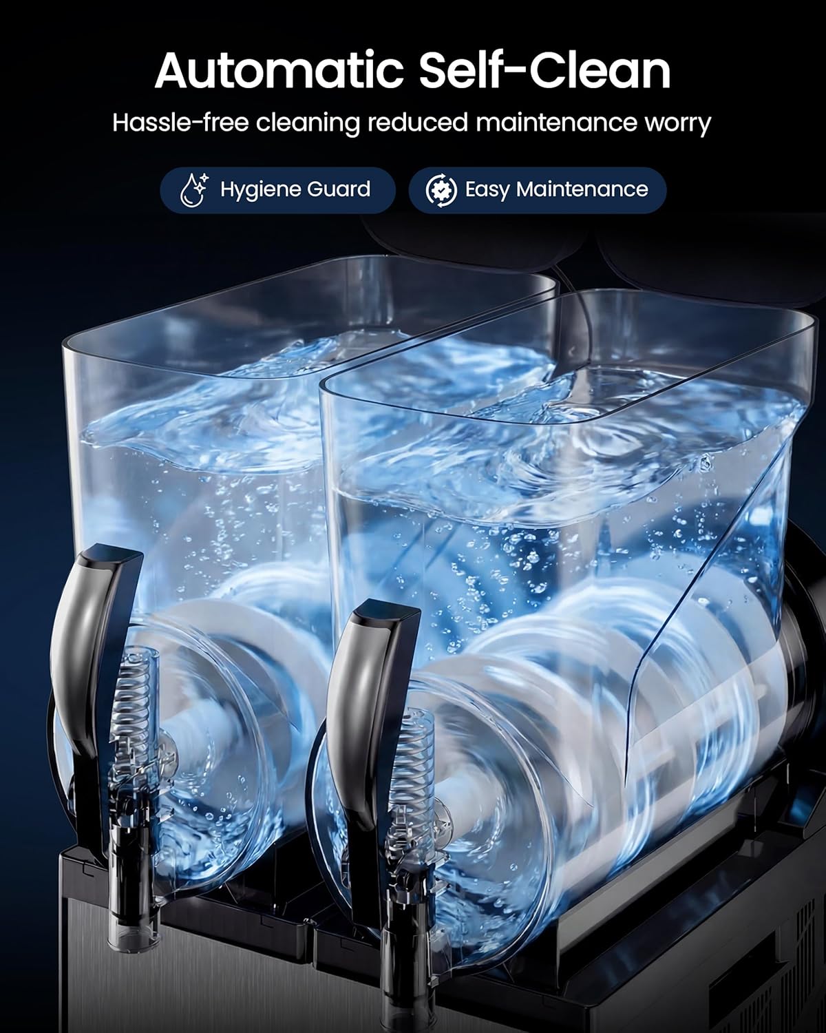 New 30L Double Tank Home - Commercial Slushie Machine –  Smart Controls & LED Display