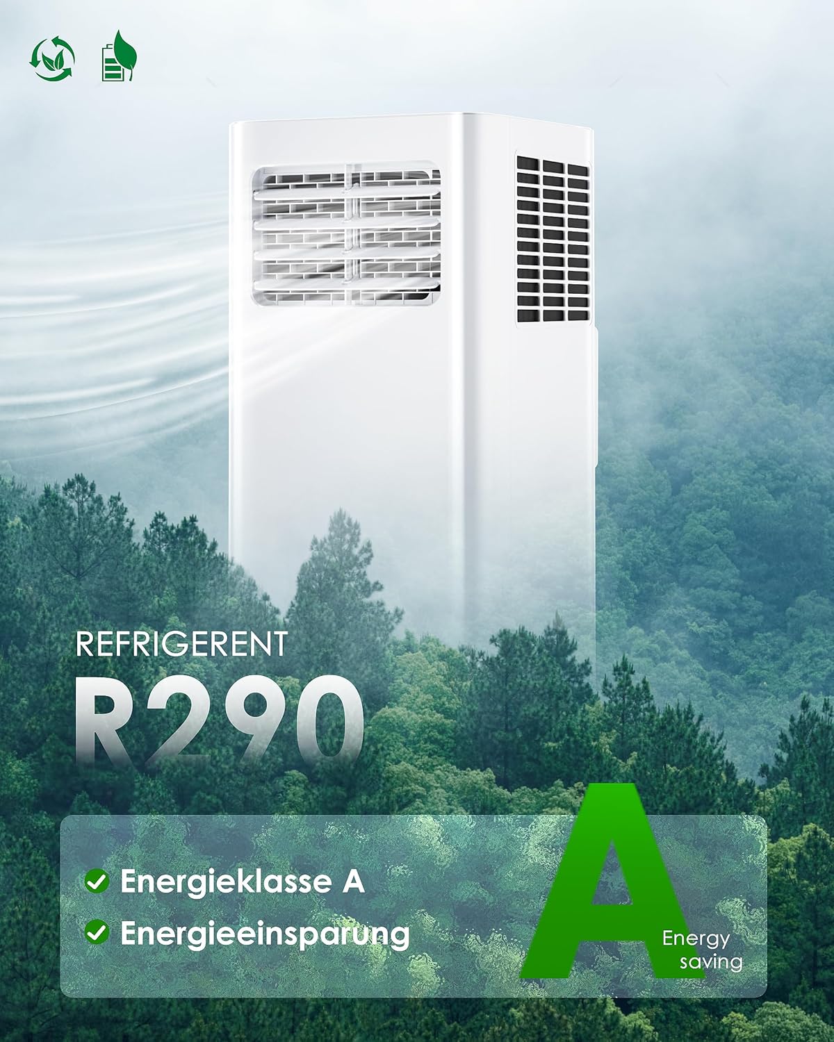 Modern Home Smart Portable Air Conditioner – Powerful Cooling, Energy Efficient & Compact Comfort
