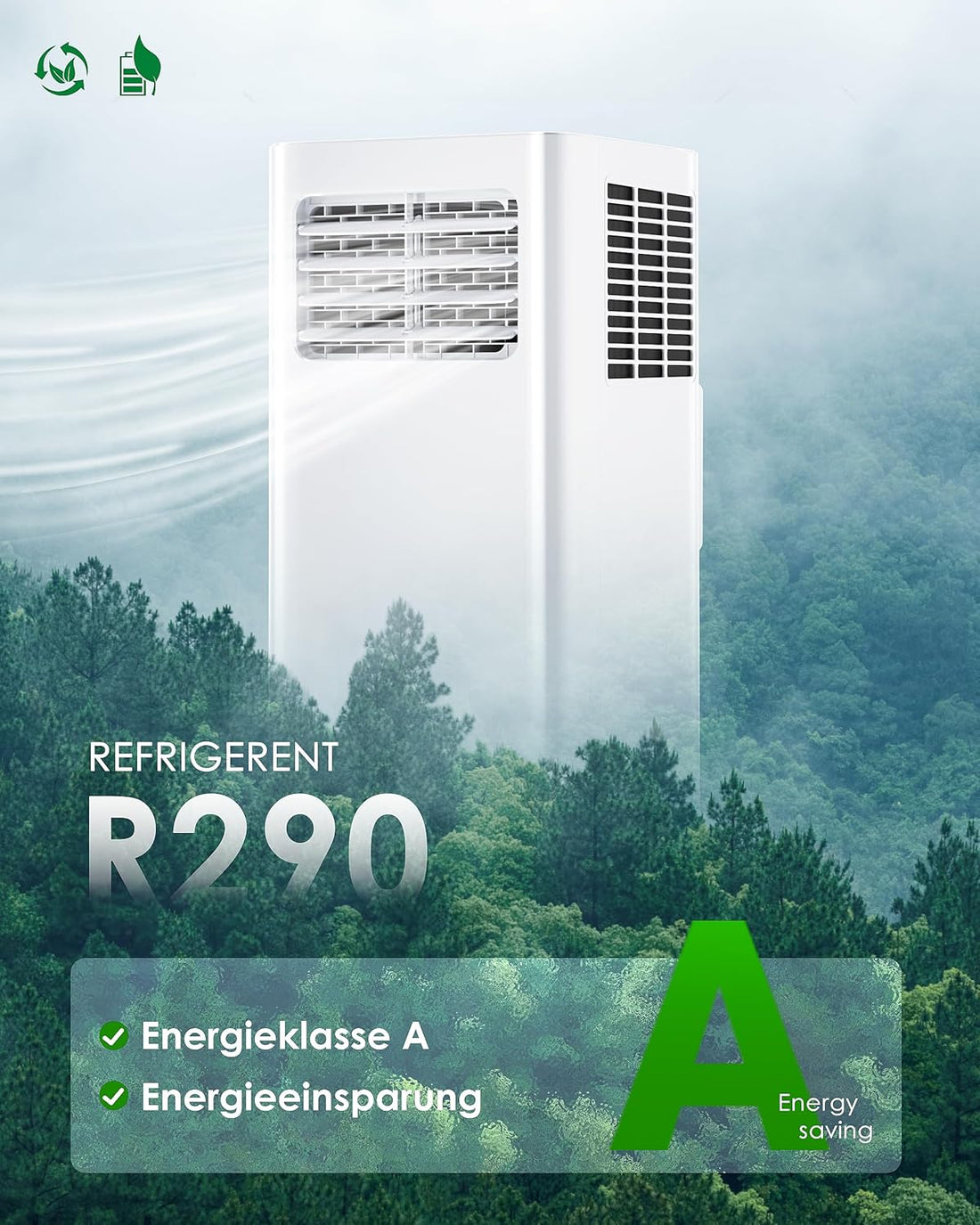 Modern Home Smart Portable Air Conditioner – Powerful Cooling, Energy Efficient & Compact Comfort