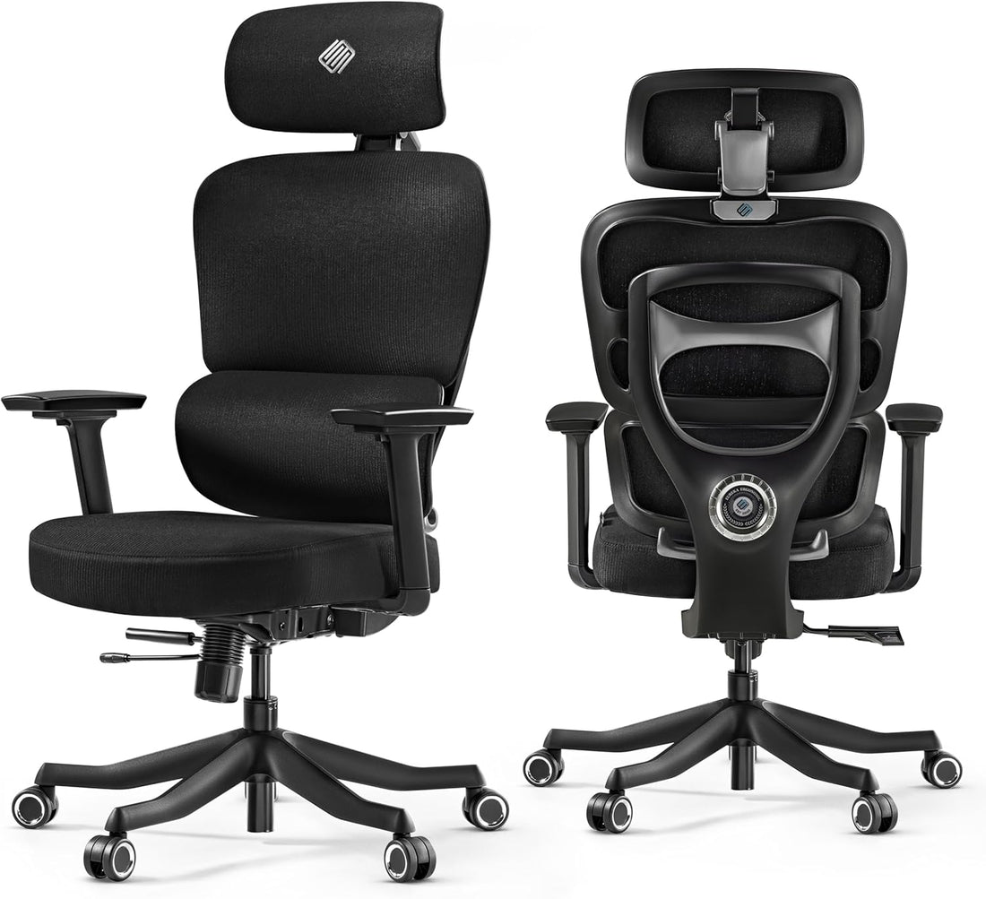 New Mesh Gaming Chair with Adjustable Lumbar Support – High Back Gamer office Chair