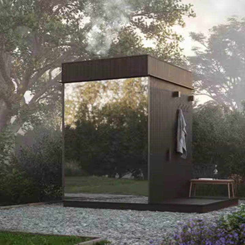 Premium Garden Relax Outdoor Sauna – Dry Steam with Control Panel