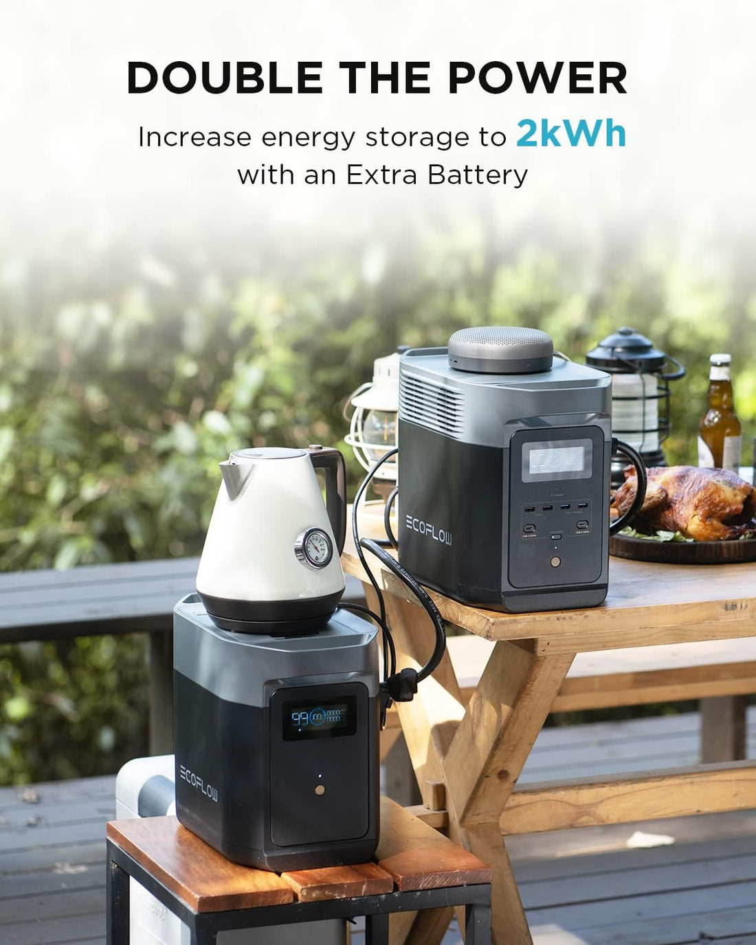 New Smart Extra Battery for Power Station Solar Enabled