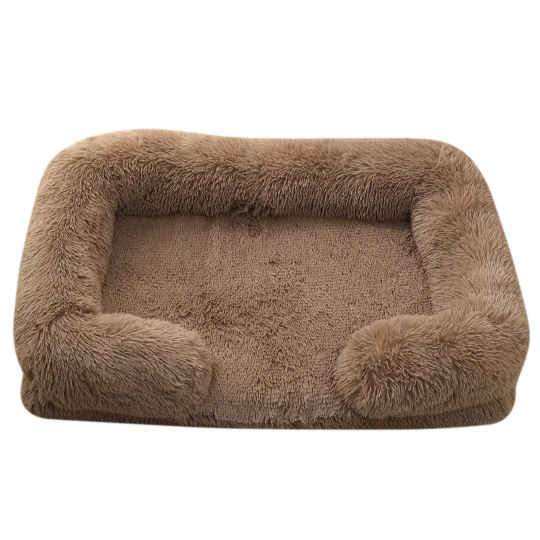 New Square Dog Bed Plush Pet Bed Winter Thickened Pad Bed 