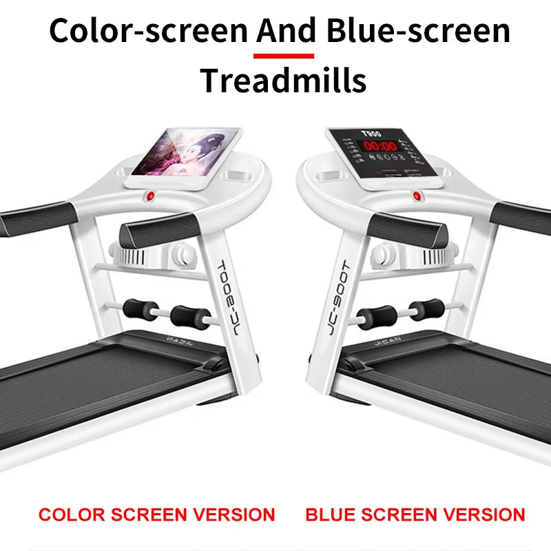 Motorized Foldable Electric Treadmill for Home Gym Fitness