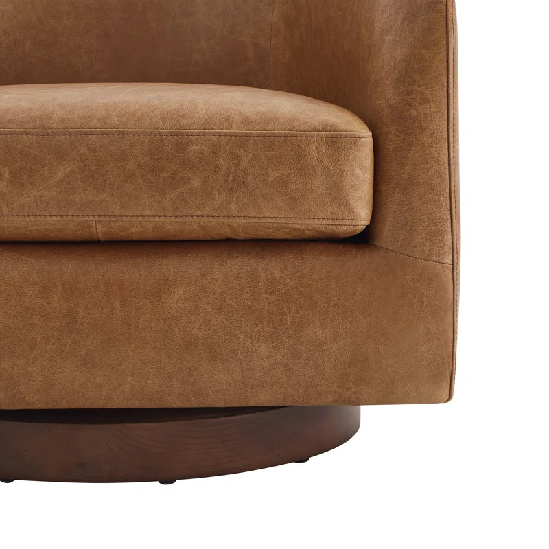 New Accent Genuine Leather Chair Home Deor
