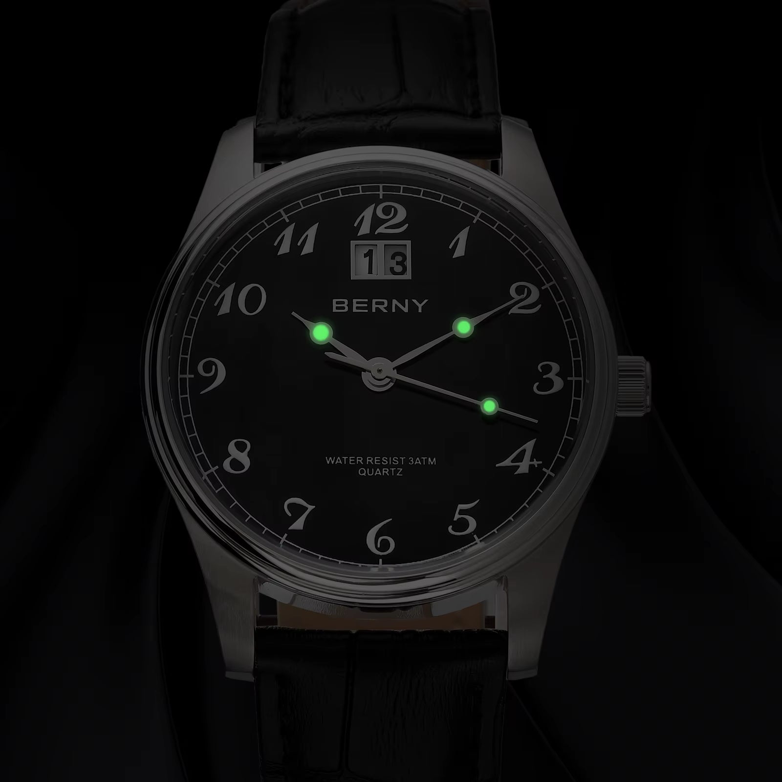 Mens Quartz Watch Classic Dress Waterproof Wristwatch