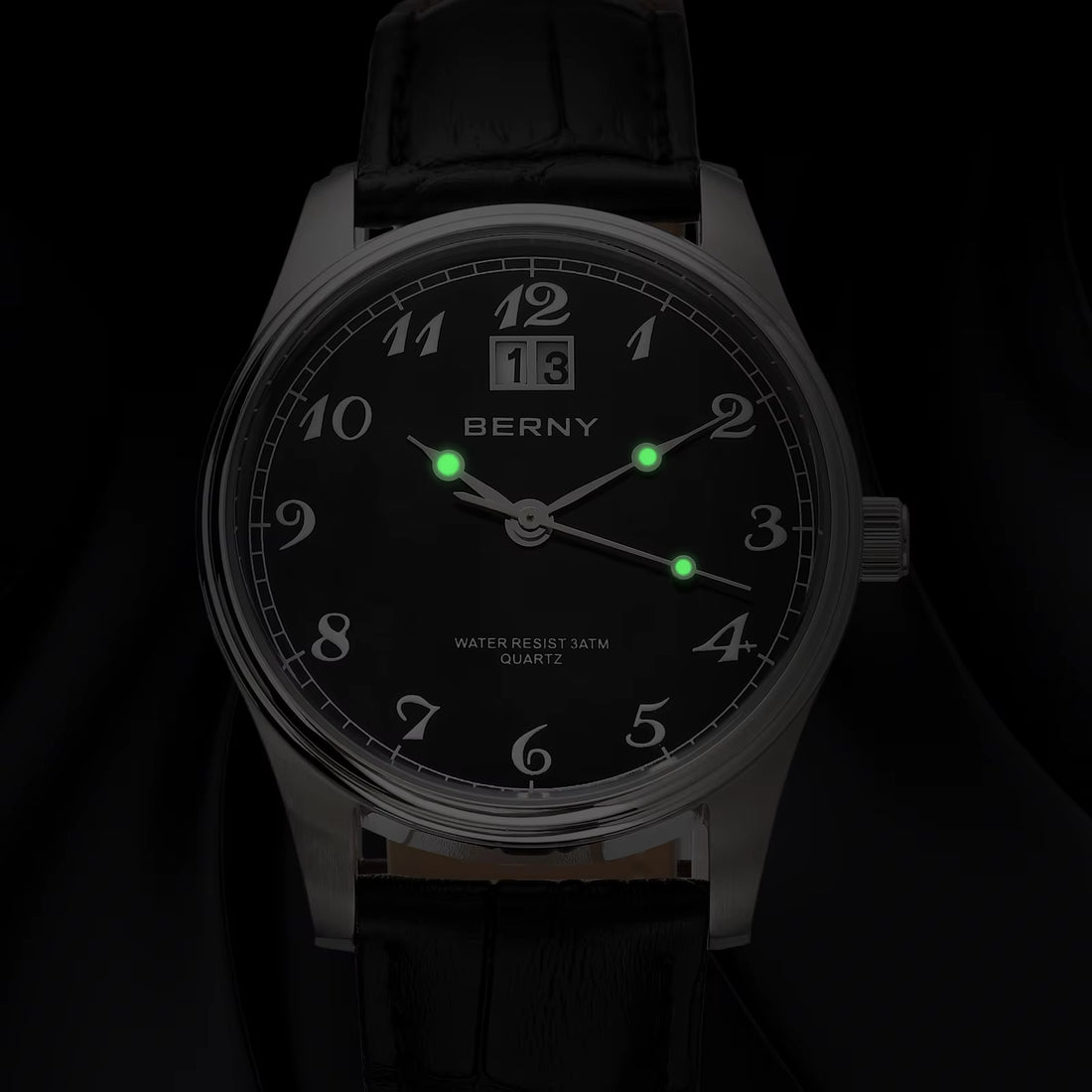 Mens Quartz Watch Classic Dress Waterproof Wristwatch