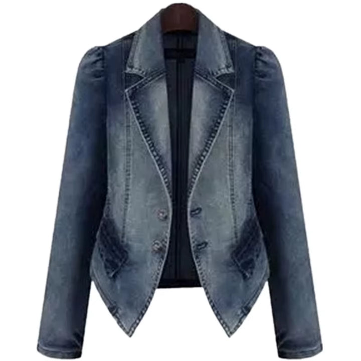 New Women Modern Denim Jacket Blazer