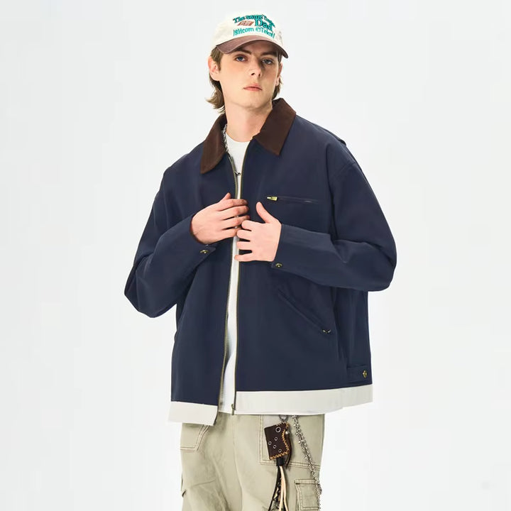 Mens Retro Canvas Detroit Hunting Jacket 