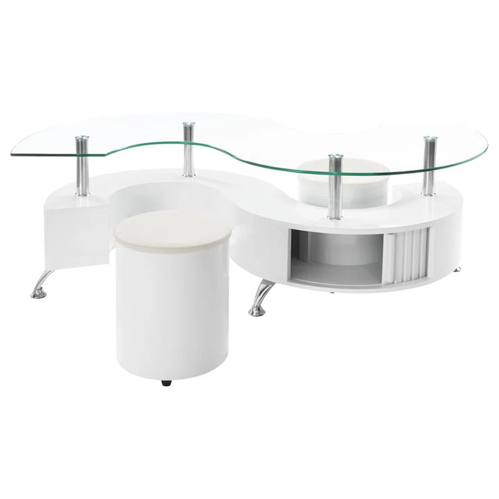 Elite Vojor Glass Top Coffee Table