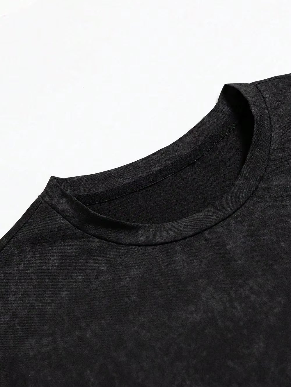 Men's Letter Print Crew Neck Short Sleeve T-Shirt