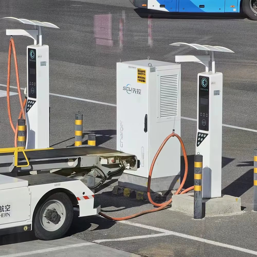 SCU OEM ODM Floor-Mounted EV DC Fast Charger New Energy Commercial Electric Car Charging Equipment with Energy Storage System