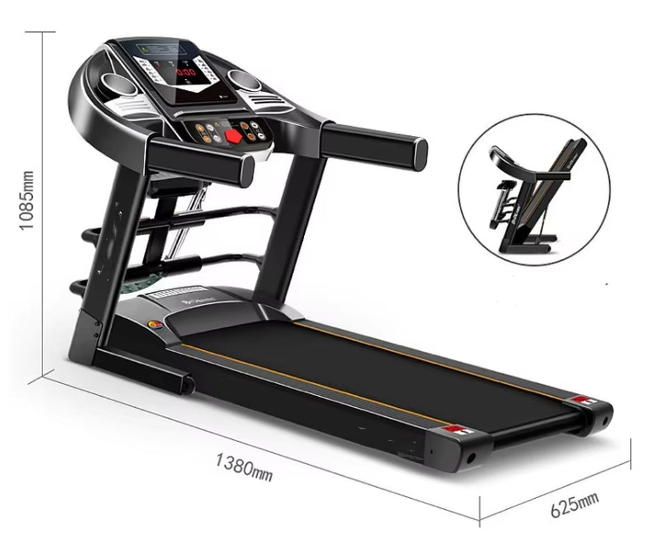 New Design Folding Electric Treadmill Fitness Gym Equipment 