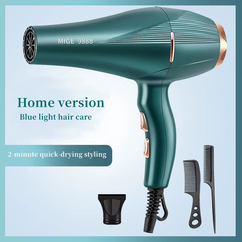 New Fashionable High-Speed Hair Dryer High-Power Quick Drying Set 
