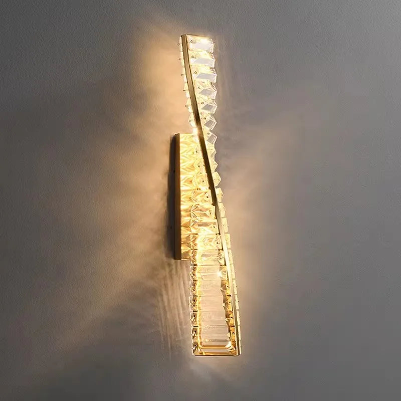 Luxury Crystal Wall Lamp for Living Room