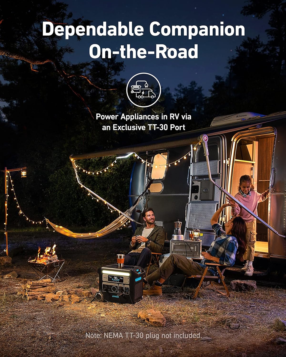 New prime F2000 Portable Power Station, Powerhouse Solar Enabled 