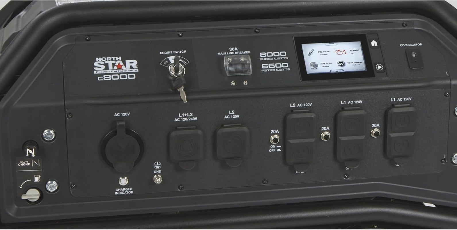 Commercial-Grade EFI Portable Generator with Electric Start