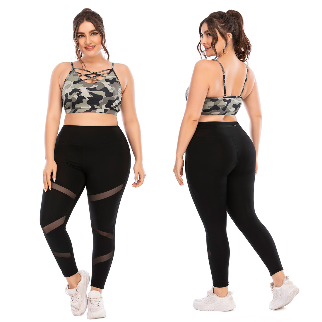 European And American Fitness Suits Plus Size Yoga Suits