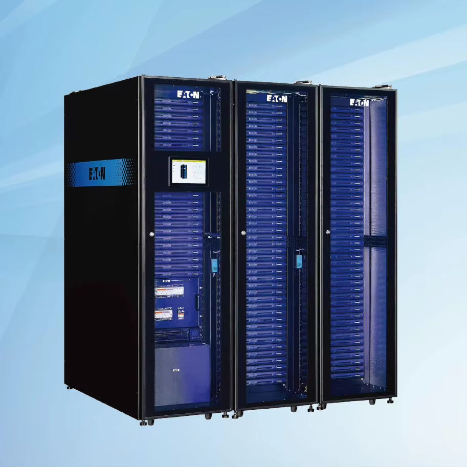 Eaton Online Three Phase Micro Data Center Icube Provides Power Supply IT Rack Power Distribution Thermal Monitoring Integrated