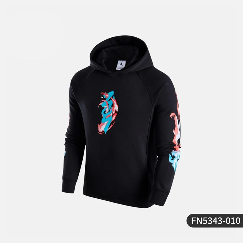 Nike Air Jordan Mens Casual Sports 3D Print Hoodie