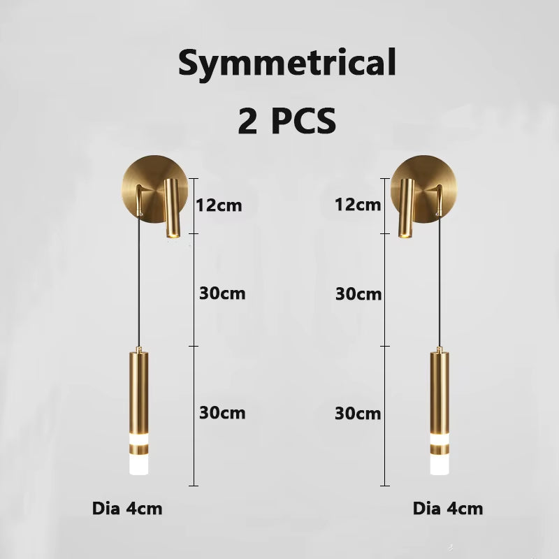 Nordic Bedroom Decoration Wall Lamp Luxury LED Modern lights