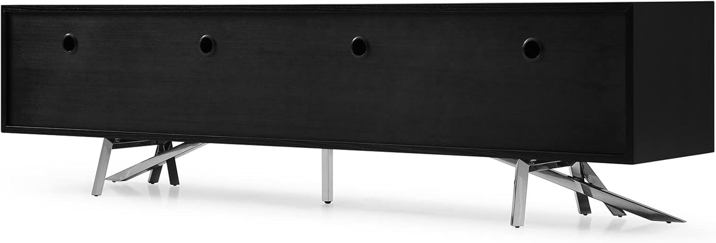 Premium Wide Modern 86.6" Vinson TV Stand with Lacquer Paneling