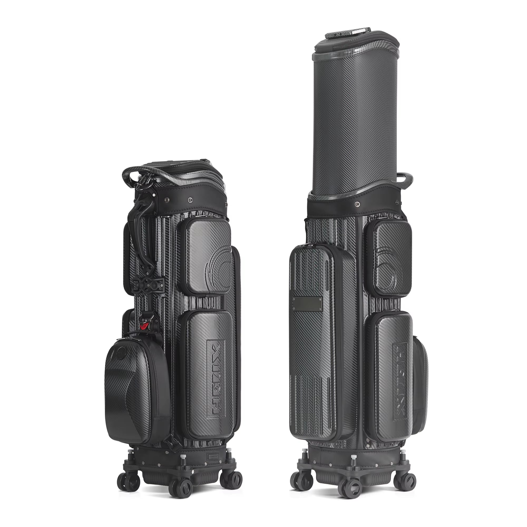 New Air Travel Hardshell Golf Bag with Retractable Protection Top Cover