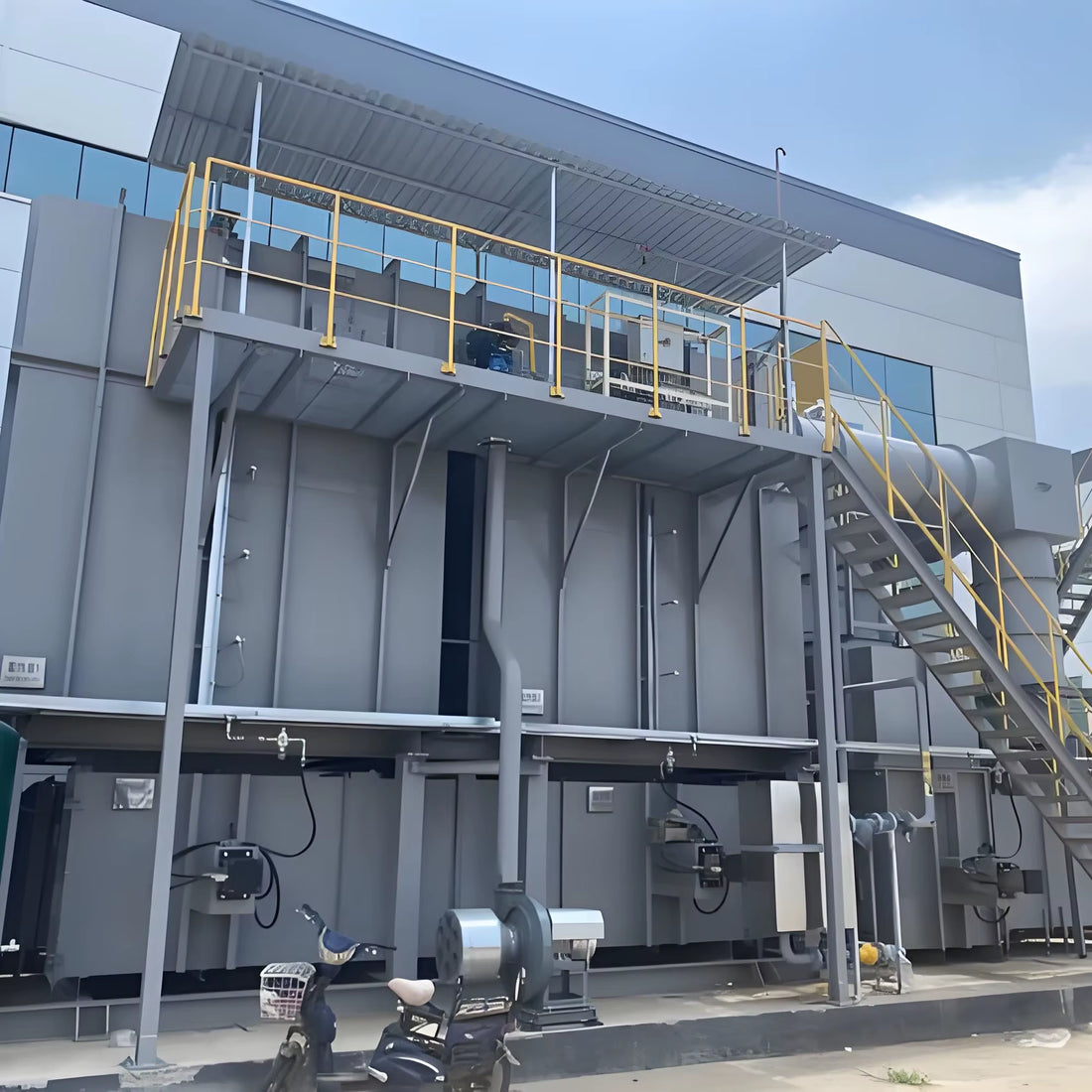 Industrial 99.9% VOC Thermal Oxidizer Gas Disposal Machine Regenerative Thermal Oxidizer Thermal Oxidizer Gas Disposal Machinery