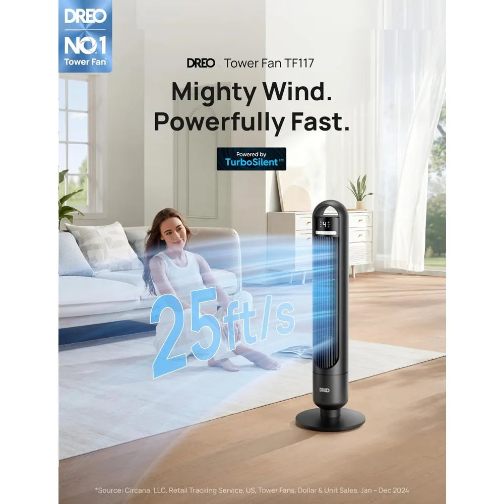 Modern Smart Air Fan Bedroom with Multiple Modes Quiet for Sleep