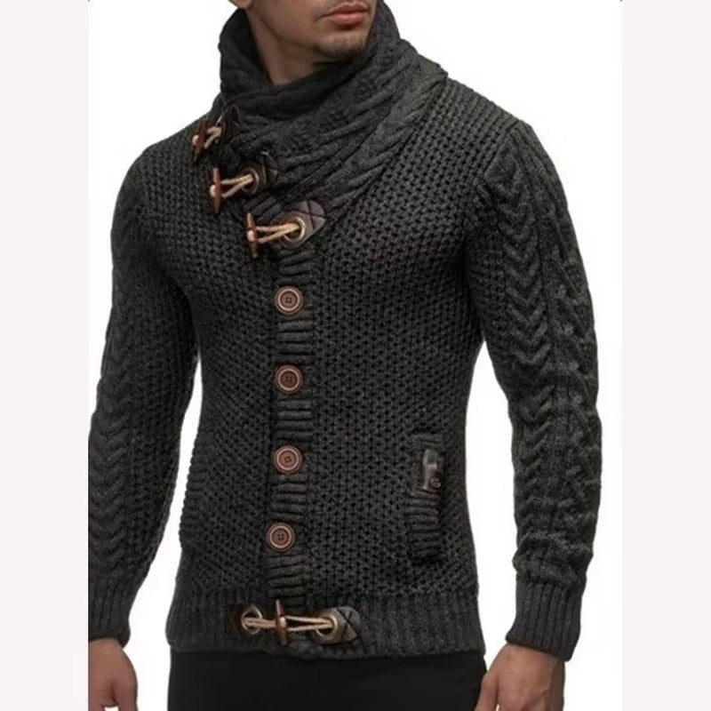 2024ZOGAA Men Sweater Coat Autumn Winter Knitted Cardigans Coats Sweater Men Clothing