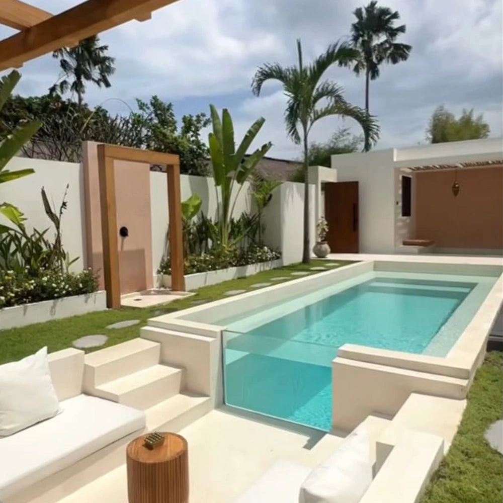 Luxury 3D Design Villa Fiberglass Outdoor Swimming Pool
