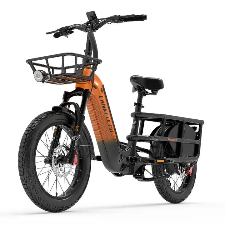 New Wombat-1 20" Cargo Electric Bike 1000W Battery