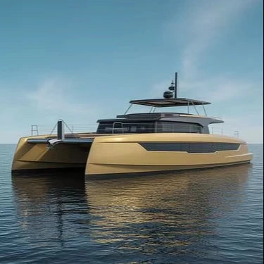 UBI 812 Customized Aluminum Cruising Yacht 11.8M 12 PAX Inboard Engine HD-1180B Hull