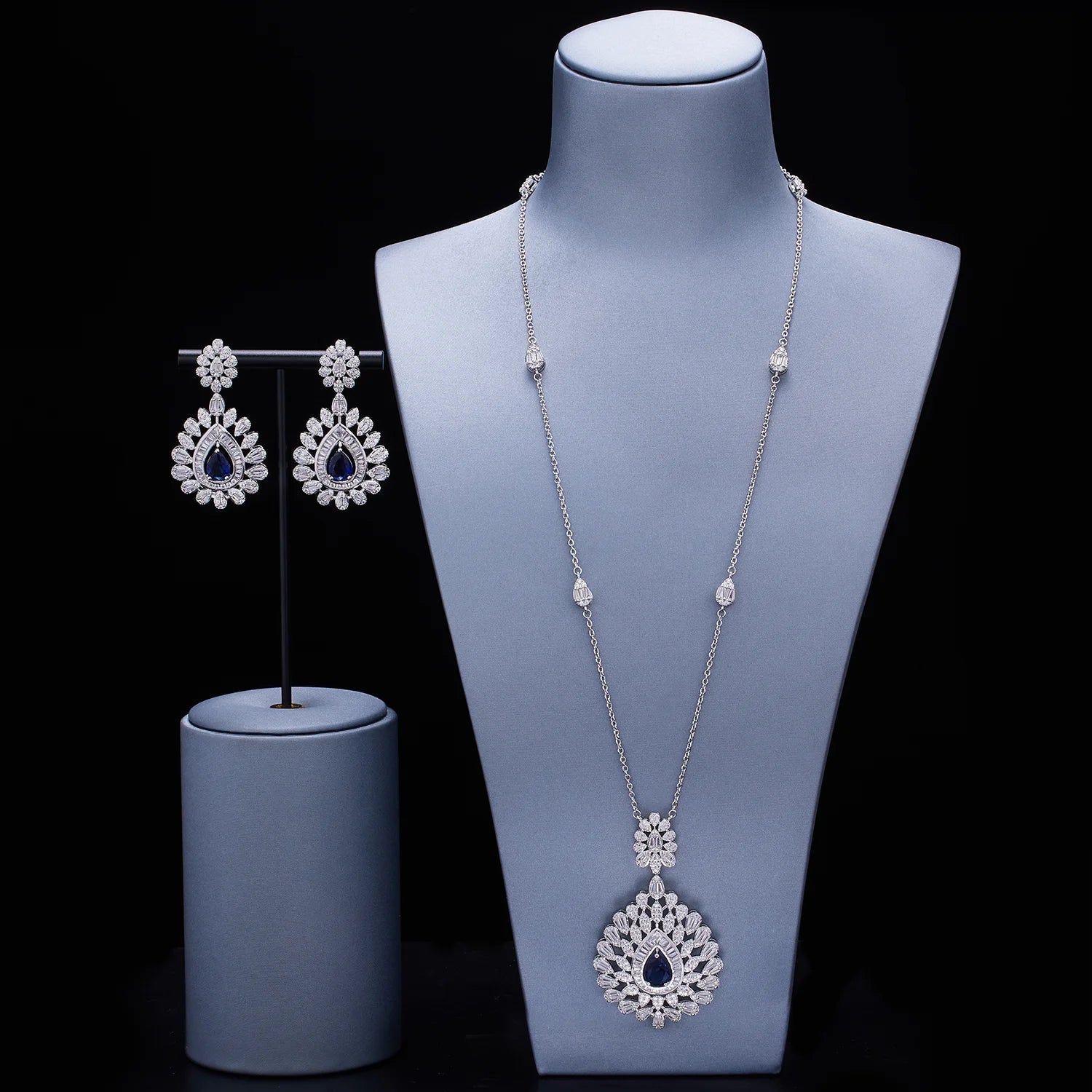 Luxury Zirconia Necklace for Women Jewelry Set