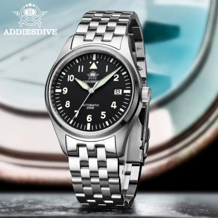 Watches for Men Luxury Business Leisure Automatic Mechanical Men'S Watch Fluorescent Waterproof NH35A 316L Stainless