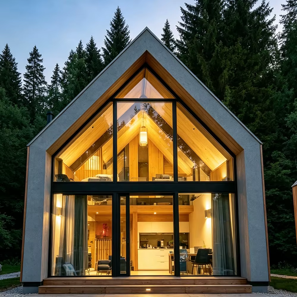 Modern Prefab Luxe House Galvanized Steel Luxe House Villa