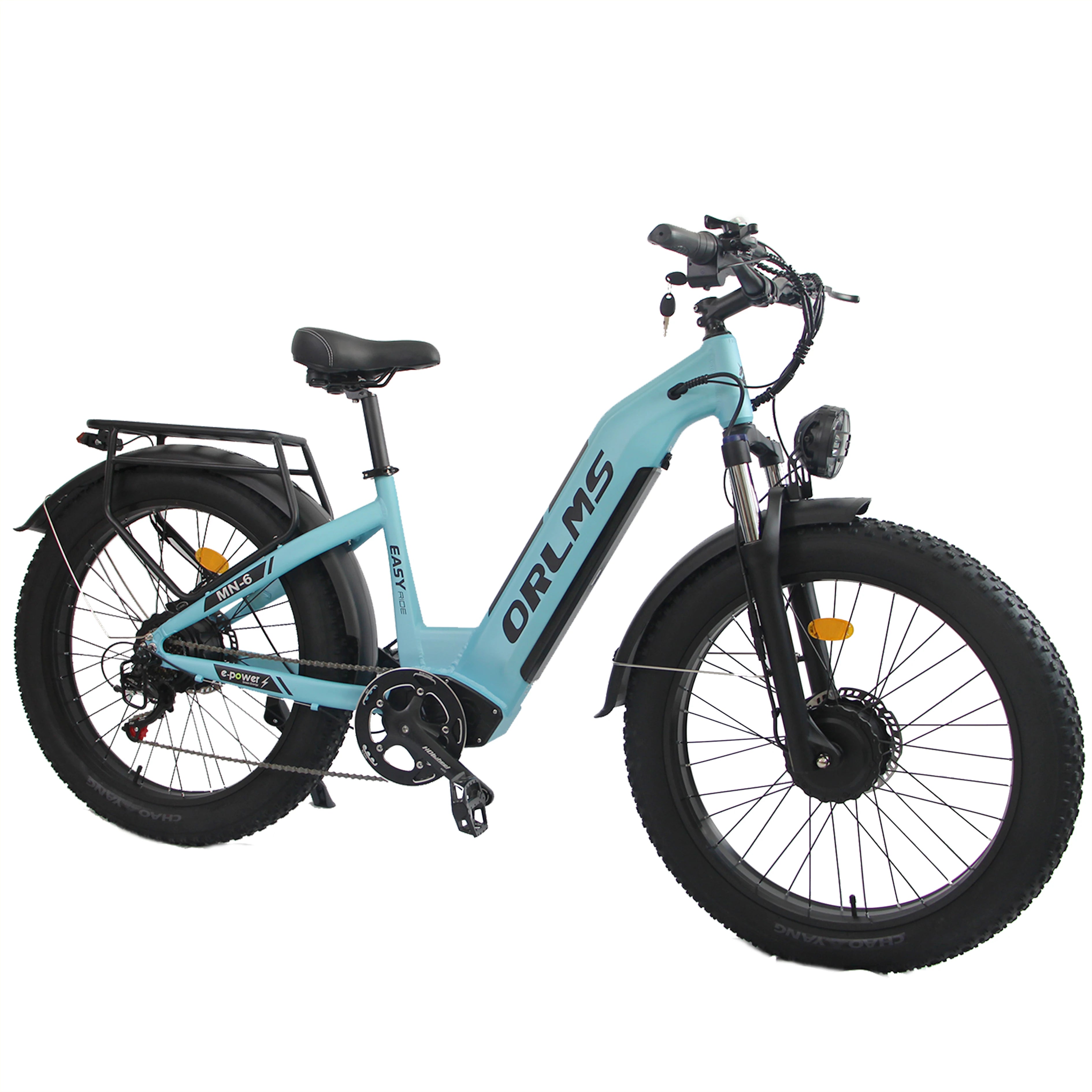 MF1 E-Bike - 52V 23Ah Battery Electric Bike,26-Inch All-Terrain Fat Tire