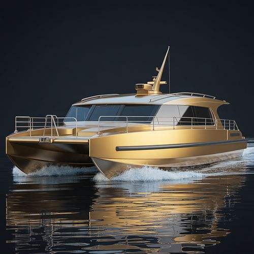 Luxury 812 Customized Aluminium Cruising Yacht 11.8M 12 PAX Inboard Engine Boat