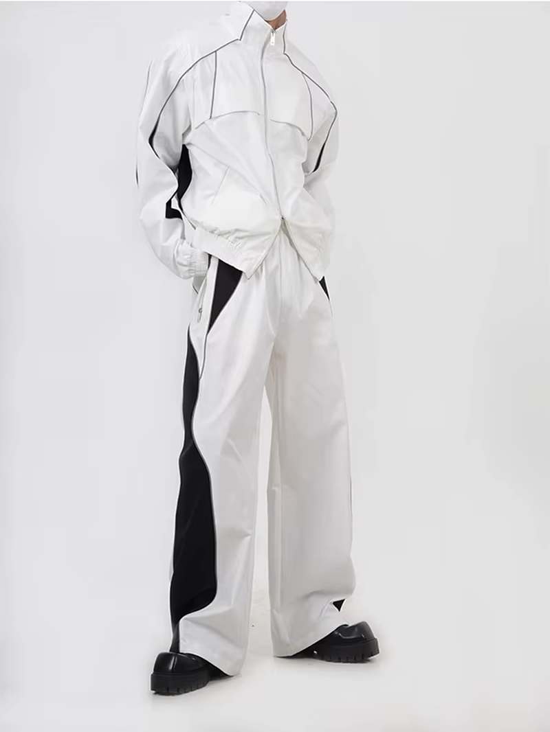 American High Street Sportswear Straight Leg Pants Set