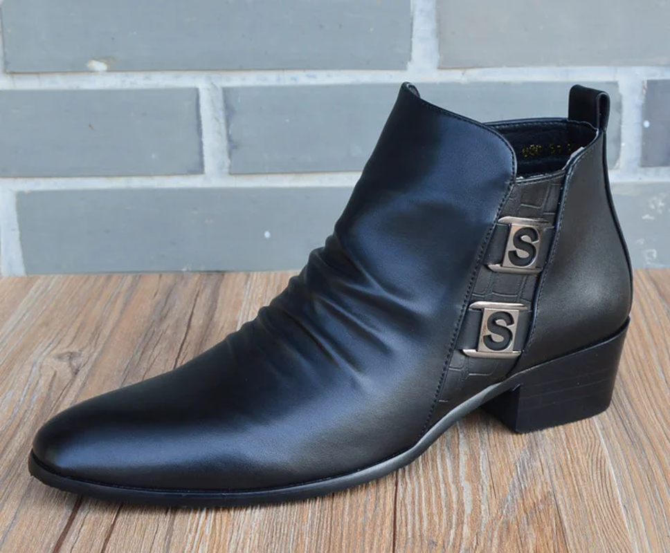 Men's Vintage Chelsea Boots – British Style Leather Ankle Boots | Motorcycle Shoes