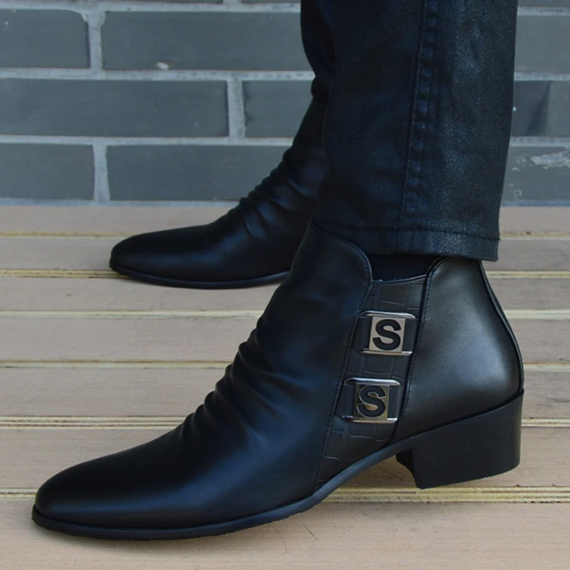 Men's Vintage Chelsea Boots – British Style Leather Ankle Boots | Motorcycle Shoes