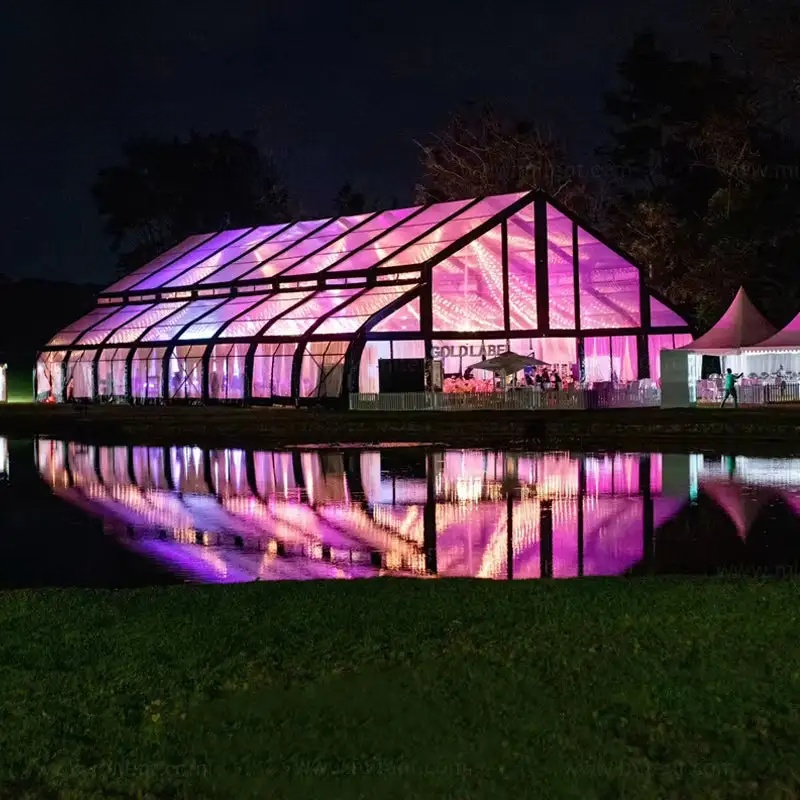 New Curved Wedding Party Marquee Tent for Outdoor Events