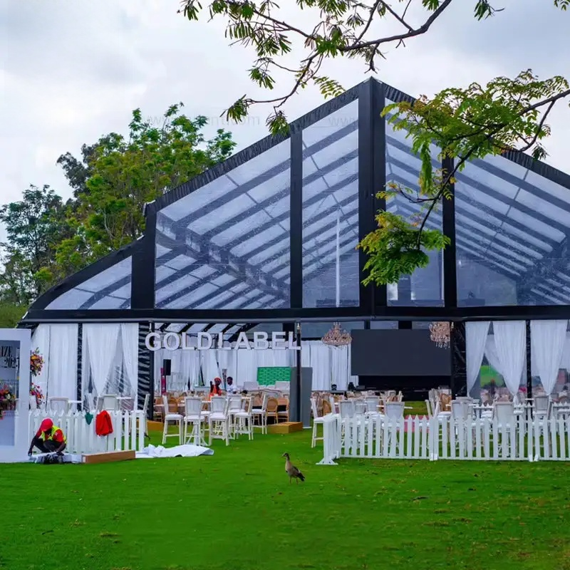 New Curved Wedding Party Marquee Tent for Outdoor Events