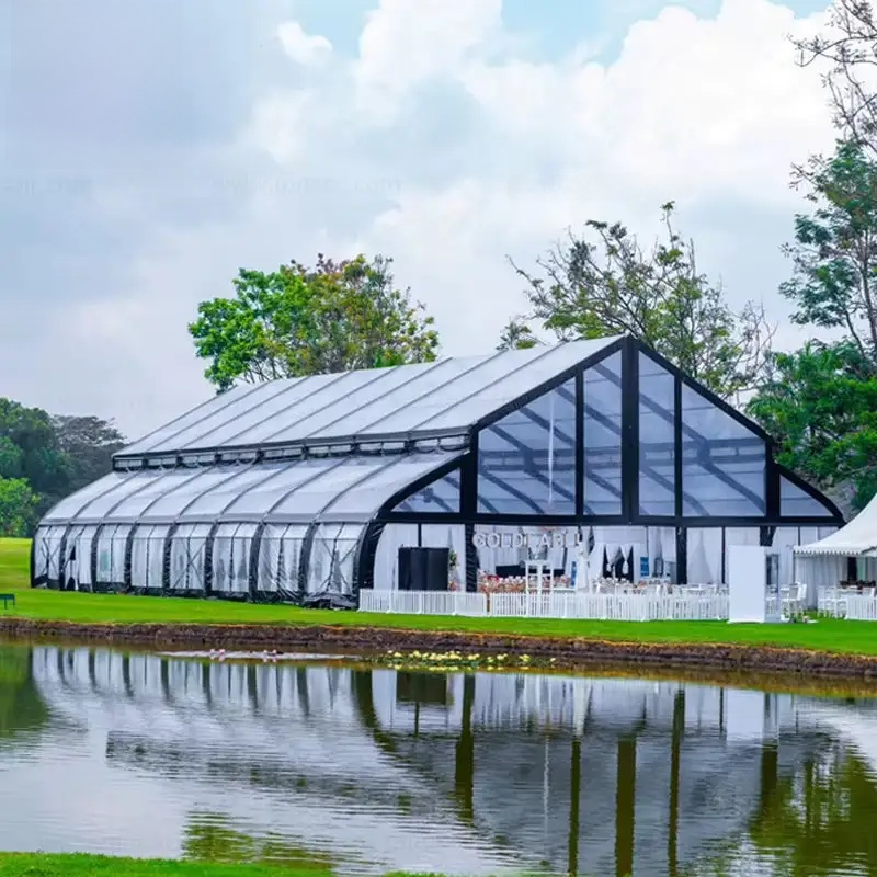 New Curved Wedding Party Marquee Tent for Outdoor Events