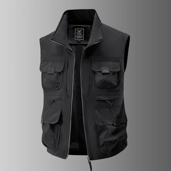 Men's Autumn Outdoor Hiking Vest – Windproof Breathable Sports & Leisure Sleeveless Jacket